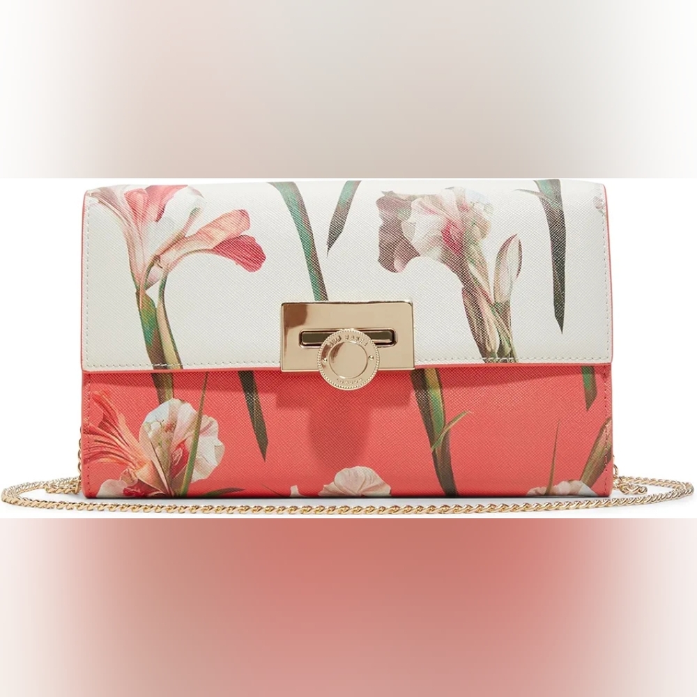 Ted Baker Parisa Floral Crossbody Bag Pink Multi-Color